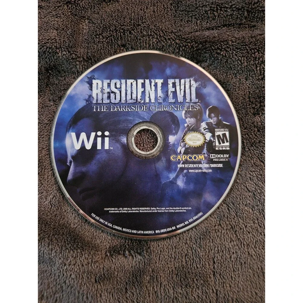 Resident Evil Darkside Chronicles Wii Disc Only Tested
